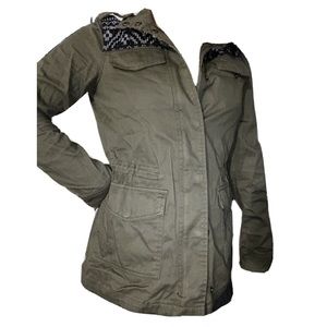 Women’s Mudd olive green jacket, size small